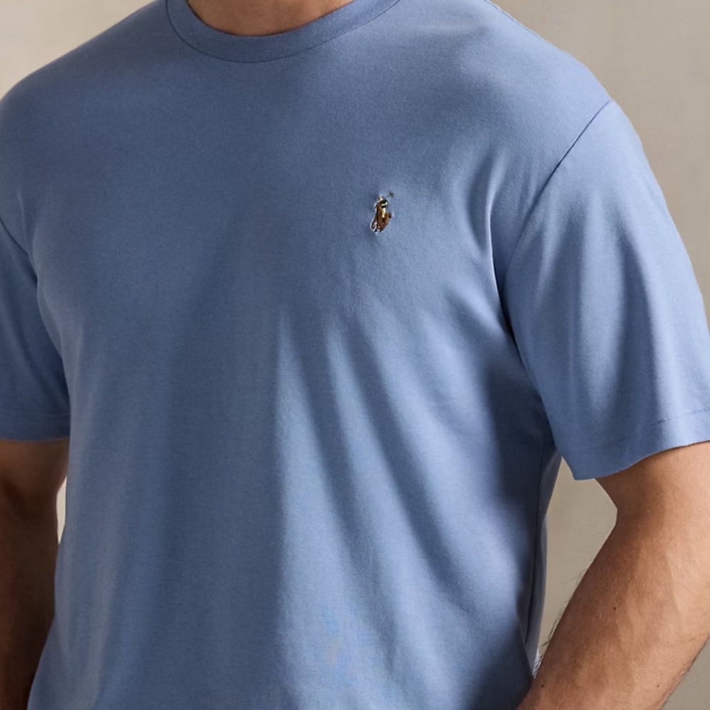 ralph Lauren soft cotton blue tee